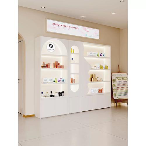 高端化妝品展示柜 美容院的櫥窗藝術(shù)與品牌投資指南